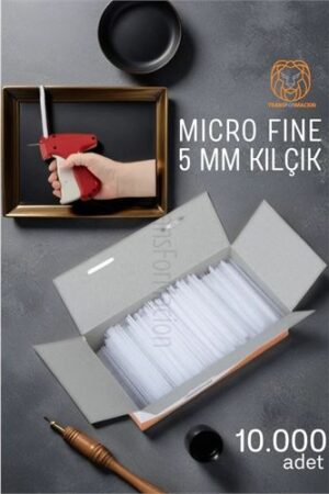 5MM Şeffaf Kılçık Tabanca Yedeği 10.000 adet. Oto-Hırdavat ve İşyeri Ofis Ürünleri.