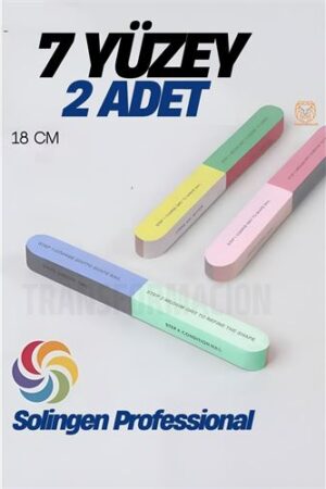 7 Yüzeyli Tırnak Törpü ve Parlatma Blok Sünger Solingen Professional. Kişisel Ürünler ve Kişisel Ürünler.