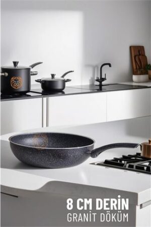 8 Cm Derin Wok Tava Granit Döküm L.Kinnaird. Oto-Hırdavat ve Testereler.