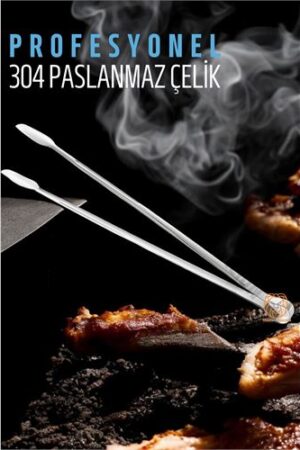 Barbekü Mangal Maşası Kömür Köz Maşası 304 Paslanmaz Çelik. Oto-Hırdavat ve Testereler.