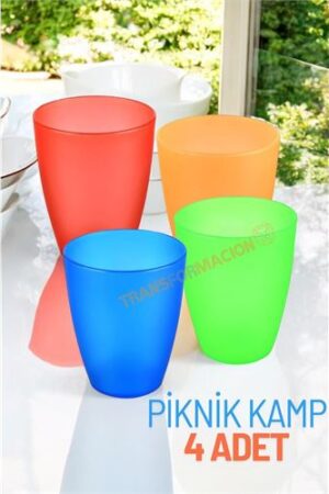 Bardak Seti Kamp Piknik Bardağı 4 ADET. Kişisel Ürünler ve Piknik Outdoor.