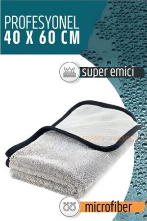 Çift Yüzeyli Profesyonel Microfiber Havlu - Süper Emici Temizlik Bezi  40 x 60 cm. Kuaför Berber ve Kuaför Malzemeleri.