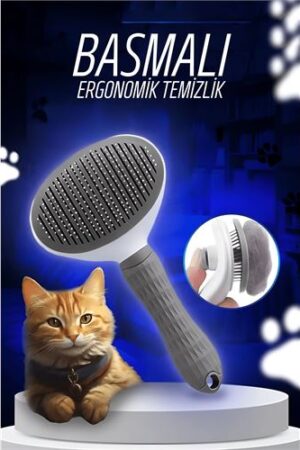 Cuervo Otomatik Temizlenen Kedi Köpek Tarağı. Ev Ürünleri ve Evcil Hayvan.