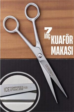 Ice Tempered 702 Berber Kuaför Makası Saç Kesim Makası Bıyık Sakal Makası Kuaför ekipmanları 17 cm. Kişisel Ürünler ve Kişisel Ürünler.