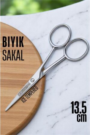 Ice Tempered Kobalt Çelik 702 Bıyık Makası - Bıyık Sakal Düzeltme Makası Kuaför Makası 13.5 cm. Kişisel Ürünler ve Kişisel Ürünler.