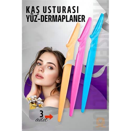 Kaş Şekillendirici Kaş Dermaplaner Yüz Usturası 3 ADET. Oto-Hırdavat ve Testereler. Kaş Şekillendirici Kaş Dermaplaner Yüz Usturası 3 ADET. Oto-Hırdavat ve Testereler.