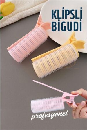 Klipsli Saç Bigudisi 3 cm 2 Adet Isısız Doğal Bukle Gece Bigudisi. Oto-Hırdavat ve Oto ve Hırdavat Ürünleri.