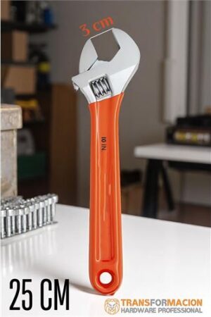 3 cm Ağız Kurbağacık - İngiliz Anahtarı 10 İnç 25 cm. Oto-Hırdavat ve Tork ve Lokma Anahtar.