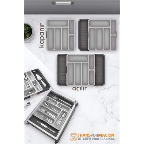 Çift Taraflı Uzayabilen Ayarlı Çekmece Içi Kaşıklık. Mutfak Ürünleri ve Kaşıklık ve Bıçaklıklar. Çift Taraflı Uzayabilen Ayarlı Çekmece Içi Kaşıklık. Mutfak Ürünleri ve Kaşıklık ve Bıçaklıklar.