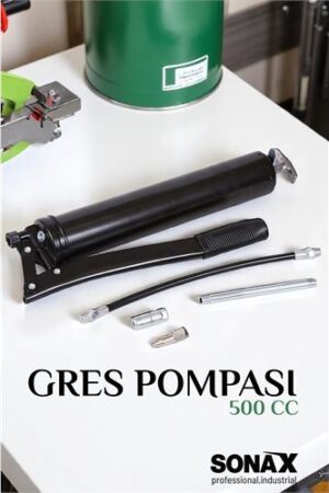 Gres Pompası 500 CC - Gres Tabancası. Oto-Hırdavat ve İşyeri Ofis Ürünleri.