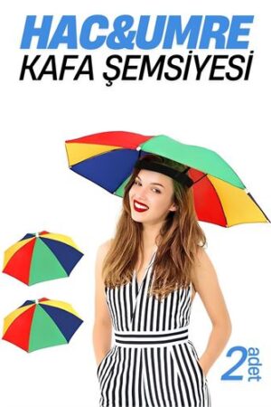 Hac Umre Kafa Şemsiyesi Güneş Koruma Şemsiyesi 2 adet. Kişisel Ürünler ve Kişisel Ürünler.
