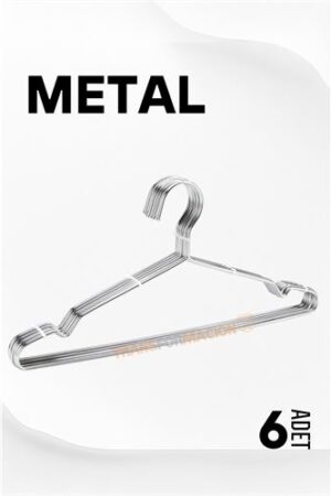 Metal Elbise Askısı Ekonomik 6 Adet Askı Seti. Ev Ürünleri ve Askılar.