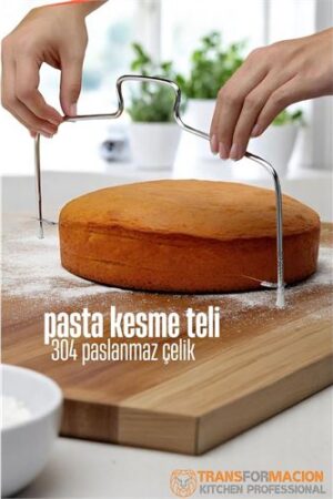 Pasta Kesme Teli - Pasta Dilimleyici. Mutfak Ürünleri ve Mutfak Ekipmanları.