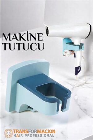 Saç Kurutma Makinesi Tutucu Pratik Yapışma MAVİ. Oto-Hırdavat ve Testereler.