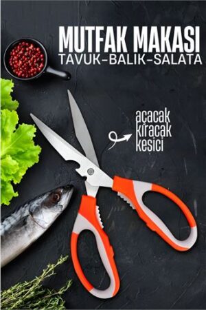 Mutfak Makası - Tavuk Kesme Makası Balık Temizleme Makası Salata Hazırlama Makası. Mutfak Ürünleri ve Mutfak Ekipmanları.