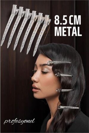 Saç Klipsi Metal Toka Profesyonel 6 Adet. Kişisel Ürünler ve Tokalar.