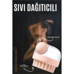 Şampuan Hazneli Silikon Peeling ve Masaj Fırçası. Kişisel Ürünler ve Banyo Keseleri.