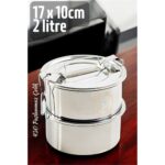 Sefer Tası Paslanmaz Çelik Yemek Kabı 17 cm 2 LİTRE . Mutfak Ürünleri ve Mutfak Ekipmanları.