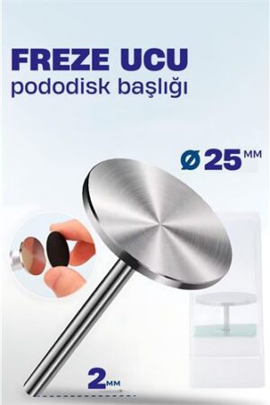 25 mm Pododisk Başlığı - Pododisk Freze Ucu Profesyonel Paslanmaz Çelik. Kişisel Ürünler ve Kişisel Ürünler.