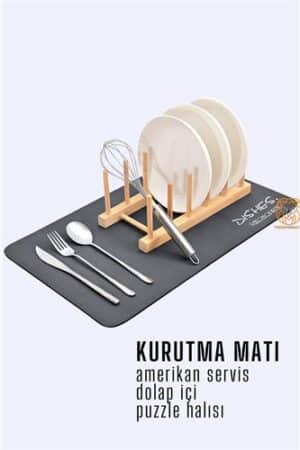 Bulaşık Durulama Kurutma Matı Süzücü Emici D.Reohouri Design. Mutfak Ürünleri ve Bulaşık Yardımcıları.