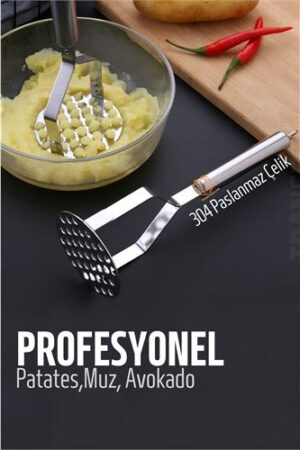 Patates Ezici  304 Paslanmaz Çelik Havuç Muz Avokado Ezici. Oto-Hırdavat ve Testereler.