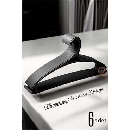 Tasarım Askı Seti 6 ADET Elbise Askısı M.Crisanta SİYAH. Ev Ürünleri ve Askılar. Tasarım Askı Seti 6 ADET Elbise Askısı M.Crisanta SİYAH. Ev Ürünleri ve Askılar.