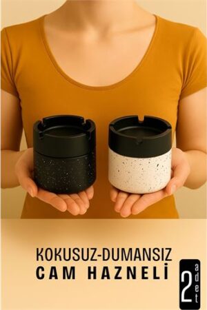 Cam Küllük - Desenli 2 li Küllük Seti  Kafe Küllüğü Restoran Küllüğü Masaüstü Küllük. Ev Ürünleri ve Ev Ürünleri.