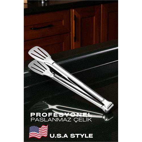 Amerikan Tip Mutfak Maşası 304 Paslanmaz Çelik Makarna Pasta Salata Çok Amaçlı Maşa. Mutfak Ürünleri ve Mutfak Maşa. Amerikan Tip Mutfak Maşası 304 Paslanmaz Çelik Makarna Pasta Salata Çok Amaçlı Maşa. Mutfak Ürünleri ve Mutfak Maşa.