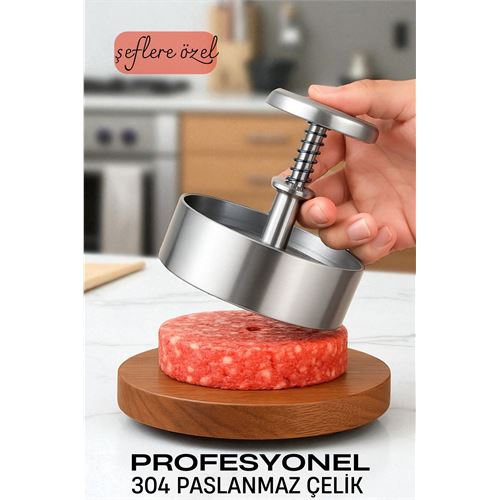 Hamburger Presi - Profesyonel Hamburger Kalıbı 304 Paslanmaz Çelik. Mutfak Ürünleri ve Mutfak Ekipmanları. Hamburger Presi - Profesyonel Hamburger Kalıbı 304 Paslanmaz Çelik. Mutfak Ürünleri ve Mutfak Ekipmanları.