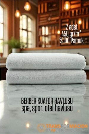Kuaför Berber Havlusu 2 ADET Pamuk Berber Havlusu 50x90 Beyaz. Oto-Hırdavat ve Oto ve Hırdavat Ürünleri.