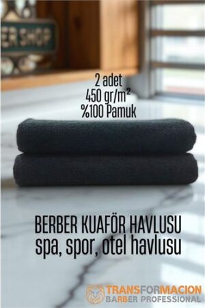 Kuaför Berber Havlusu 2 ADET Pamuk Berber Havlusu 50x90 Siyah. Oto-Hırdavat ve Testereler.