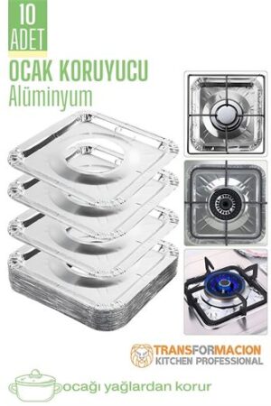 Ocak Koruyucu Folyo - Kızartma Yemek Yağ Koruyucu Folyo 10 ADET. Mutfak Ürünleri ve Mutfak Ekipmanları.