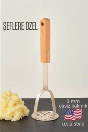 Patates Ezici 3 mm Kalınlık 304 Paslanmaz Çelik Havuç Muz Avokado Ezici. Mutfak Ürünleri ve Mutfak Ekipmanları.