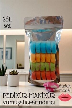 Pedikür Manikür Tozu Profesyonel - Yumuşatıcı Arındırıcı Toz 25 li SET. Kişisel Ürünler ve Banyo Keseleri.