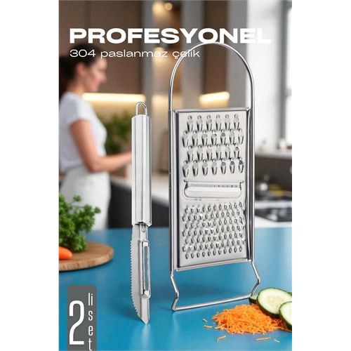 Rende Soyacak Seti - Sebze Oyacağı - Profesyonel Çelik 2 li set. Mutfak Ürünleri ve Rendeler. Rende Soyacak Seti - Sebze Oyacağı - Profesyonel Çelik 2 li set. Mutfak Ürünleri ve Rendeler.