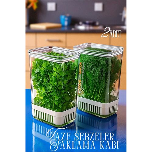 Yeşillik Saklama Kabı - Taze Yeşillik İçin - Soğan Maydanoz vb Yeşillik Saklama 2 Lİ set. Mutfak Ürünleri ve Mutfak Ekipmanları. Yeşillik Saklama Kabı - Taze Yeşillik İçin - Soğan Maydanoz vb Yeşillik Saklama 2 Lİ set. Mutfak Ürünleri ve Mutfak Ekipmanları.