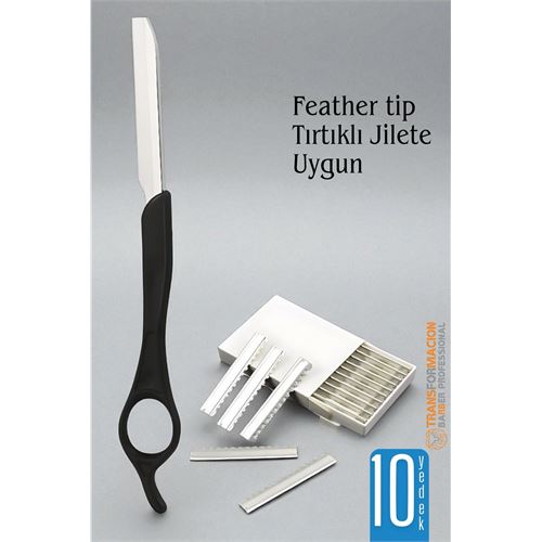 Feather Tip Jiletli Ustura 10 Yedek Jiletli Profesyonel. Kuaför Berber ve Tarak ve Makaslar. Feather Tip Jiletli Ustura 10 Yedek Jiletli Profesyonel. Kuaför Berber ve Tarak ve Makaslar.