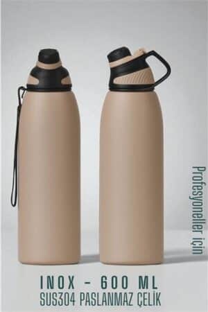 Inox Çelik Termos - 600 ml  SUS304 Çelik Termos Profesyonel PUDRA. Kişisel Ürünler ve Hobi Ürünleri.