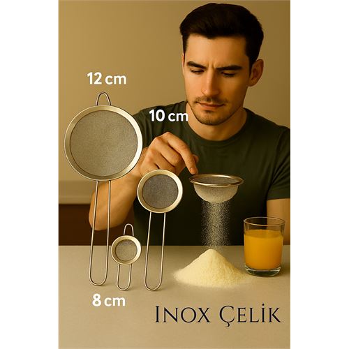Inox Süzgeç Seti - 3 Boy Çok Amaçlı Süzgeç 304 Çelik Profesyoneller İçin. Mutfak Ürünleri ve Çay Kahve Yardımcıları. Inox Süzgeç Seti - 3 Boy Çok Amaçlı Süzgeç 304 Çelik Profesyoneller İçin. Mutfak Ürünleri ve Çay Kahve Yardımcıları.