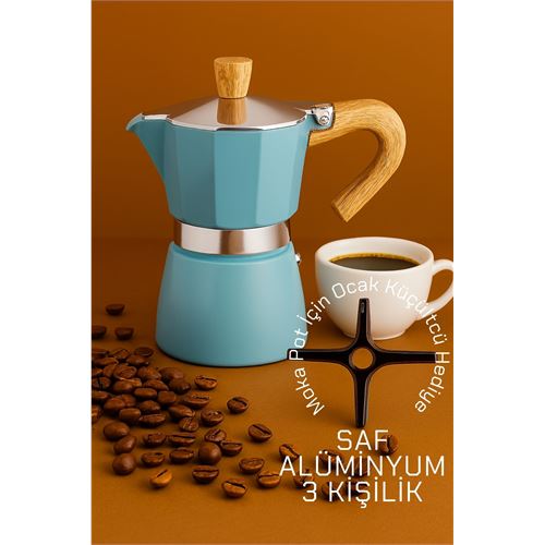 Italyan Moka Pot - 6061 Saf Alüminyum Ahşap Saplı - 3 kişilik MAVİ. Mutfak Ürünleri ve Çay Kahve Yardımcıları. Italyan Moka Pot - 6061 Saf Alüminyum Ahşap Saplı - 3 kişilik MAVİ. Mutfak Ürünleri ve Çay Kahve Yardımcıları.