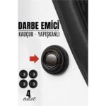 Kapı Bagaj Kaput Ses Darbe Emici Kauçuk Conta 4 ADET. Oto-Hırdavat ve Oto ve Hırdavat Ürünleri.