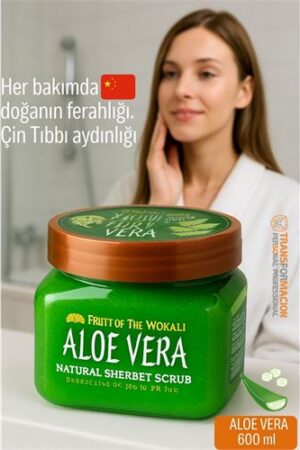 Profesyonel AloeVera Doğal Peeling - Tüm Vücut Scrub 600 ml. Kişisel Ürünler ve Kişisel Bakım Unisex.