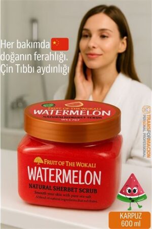 Profesyonel Karpuz Doğal Peeling - Tüm Vücut Scrub 600 ml. Kişisel Ürünler ve Kişisel Bakım Unisex.
