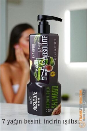 Profesyonel Nano Absolute Şampuan – 7 Zeytinyağı & İncir Özlü