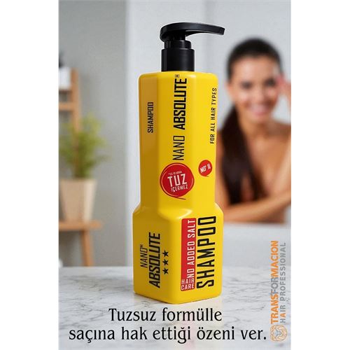 Profesyonel Nano Absolute Tuzsuz Şampuan – 1000 ml Profesyonel Nano Absolute Tuzsuz Şampuan – 1000 ml