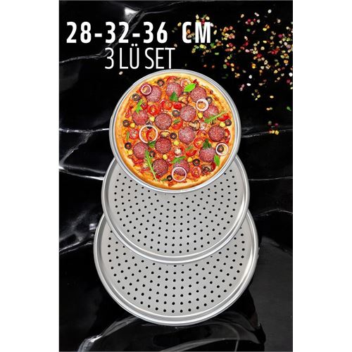 Delikli Pizza Lahmacun Tepsisi Çelik 28-32-36 CM 3 lü SET. Oto-Hırdavat ve Testereler. Delikli Pizza Lahmacun Tepsisi Çelik 28-32-36 CM 3 lü SET. Oto-Hırdavat ve Testereler.