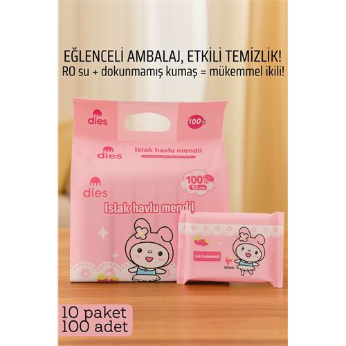 Dies Islak Mendil -RO Saf Su & Dokunmamış Kumaşlı Dies Islak Mendil -RO Saf Su & Dokunmamış Kumaşlı