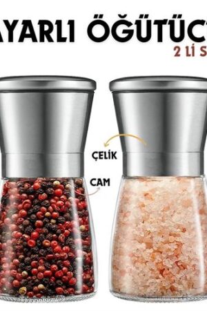 2 li Baharat Tuz Öğütücü Set Dees Dickerhoof Design. Mutfak Ürünleri ve Mutfak Ekipmanları.