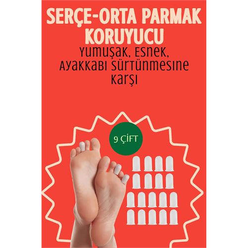 9 Çift Silikon Parmak Koruyucu – Serçe ve Orta Parmak Uyumlu | Yumuşak 9 Çift Silikon Parmak Koruyucu – Serçe ve Orta Parmak Uyumlu | Yumuşak