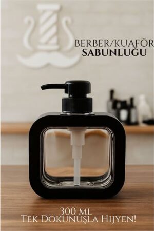 Berber Sabunluğu – Modern Pompalı Dispenser | Sıvı Sabun